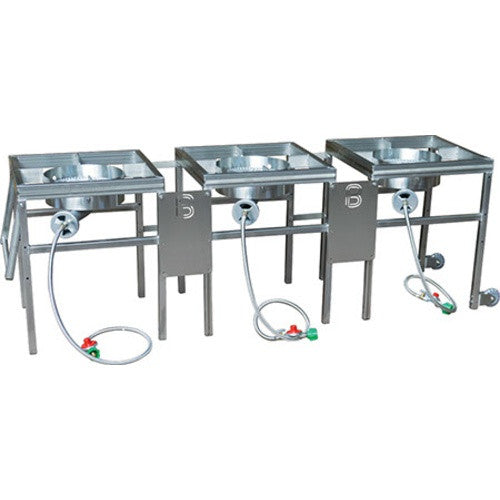 BrewBuilt AfterBurner 3 Burner Complete Stand pilot brewing supply.myshopify.com