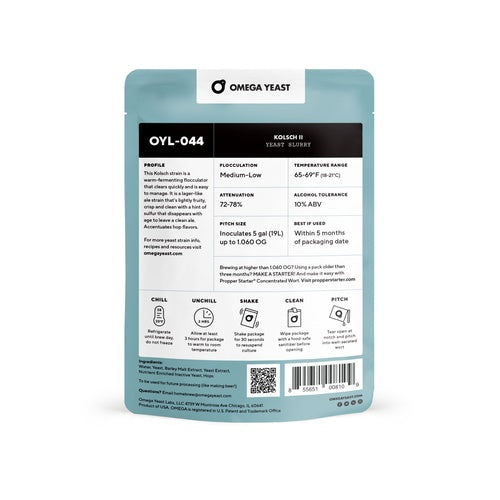 Omega Yeast - Kolsch II