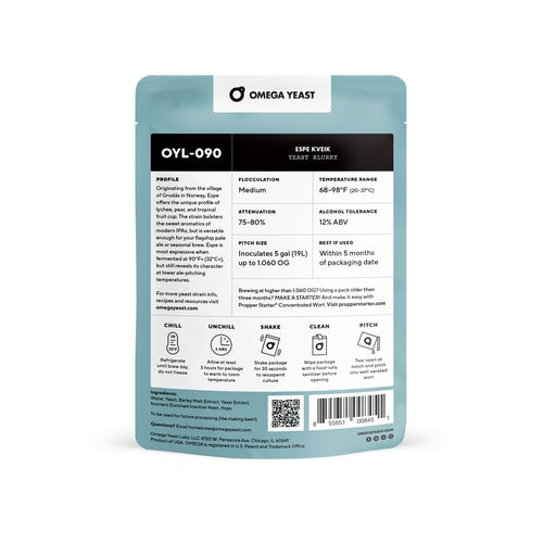 Omega Yeast - Espe Kveik