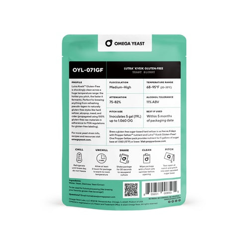 Omega Yeast - Lutra™ Kveik Gluten-Free