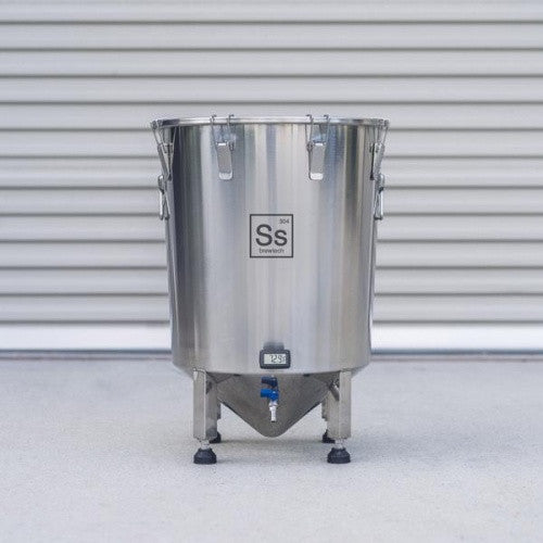 Ss Brewtech 14 Gallon Brew Bucket Stainless Steel Fermenter      pilot brewing supply.myshopify.com