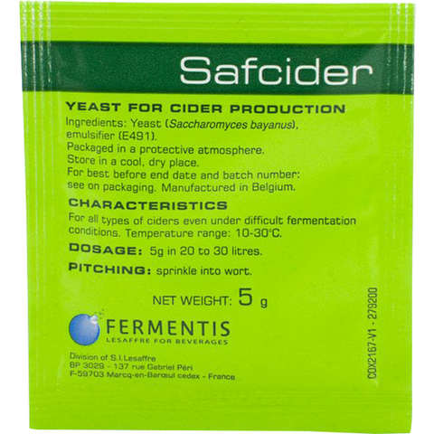 Safcider Dry Yeast  AB-1