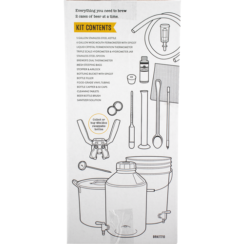 Brewmaster Deluxe Home Brewery Starter Kit